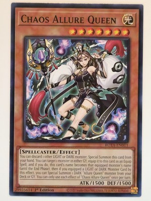 Chaos Allure Queen - Rage of the Abyss (ROTA-EN011) 1st Edition Yugioh! TCG
