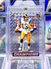 2022 Clearly Champions CASE HIT SSP Mosaic Prizm Holo Kurt Warner St. Louis Rams