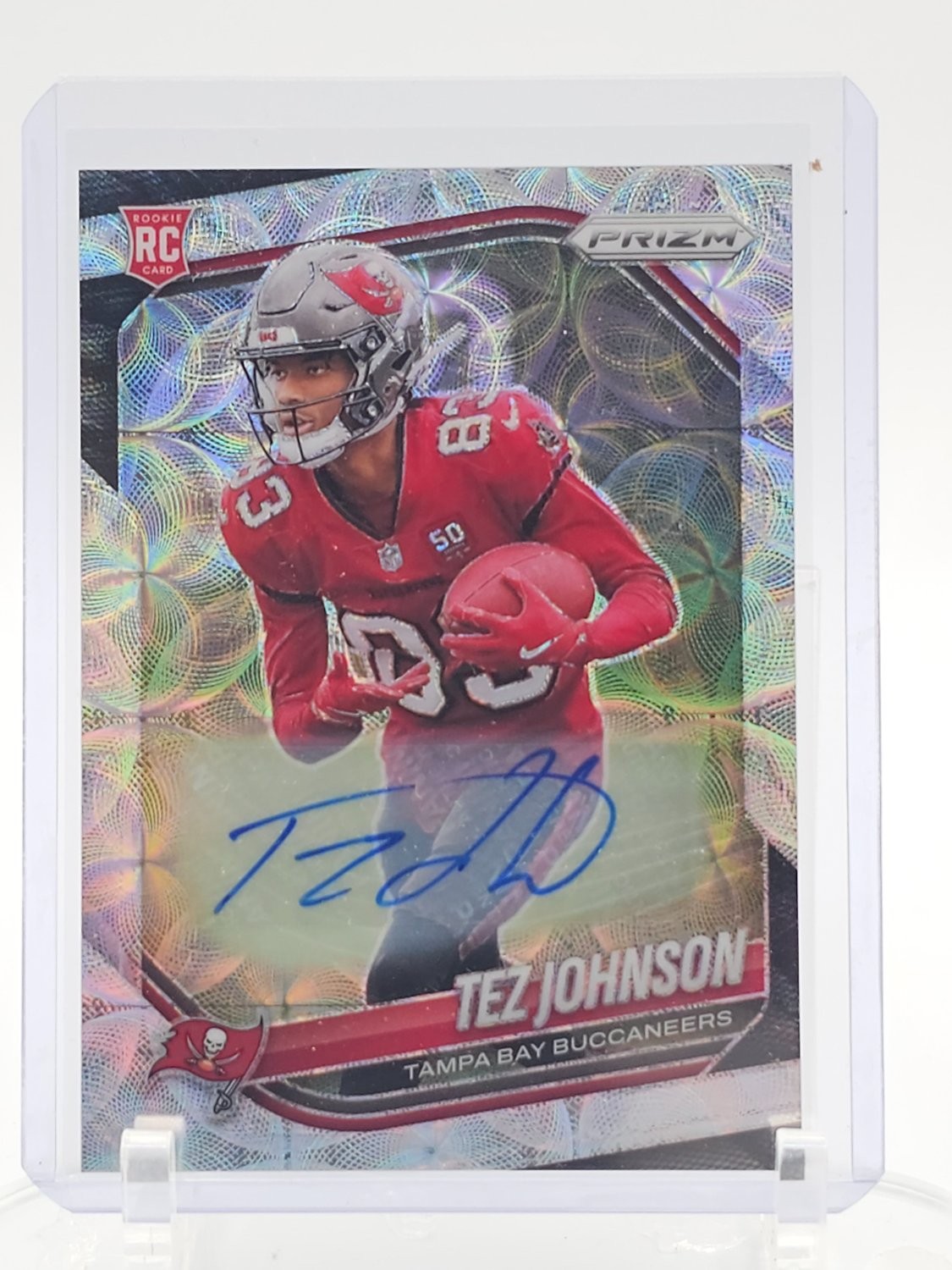 Tez Johnson Panini Prizm #381 Autograph Choice