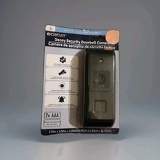 E CIRCUIT Decoy Security Camera with Blinking LED BLACK