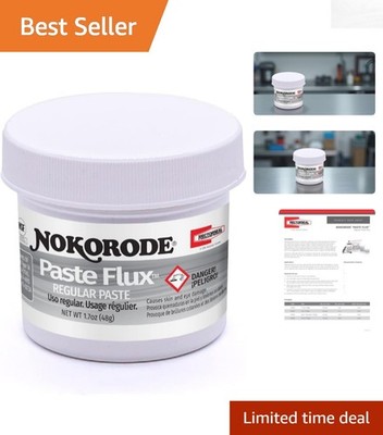 1.7 oz Nokorode Regular Paste Flux   Smooth Application for Plumbing & Metalwork