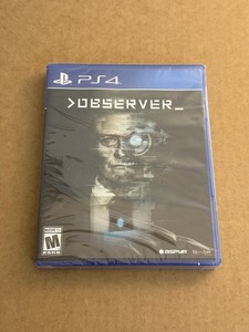 Observer Jeu Sony Playstation 4 PS4 Limited Run #162 Neuf New Sealed