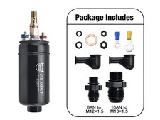 300LPH 12V Universal Electric Fuel Pump High Flow for Gas Diesel E85