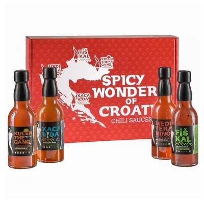 I LOVE SPICY Spicy Wonders of Croatia Chili Probierbox Handgemachte Chilisaucen