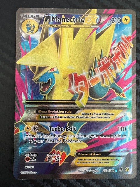 Pokémon TCG M Manectric EX Promos 24a/119 Holo Promo LP