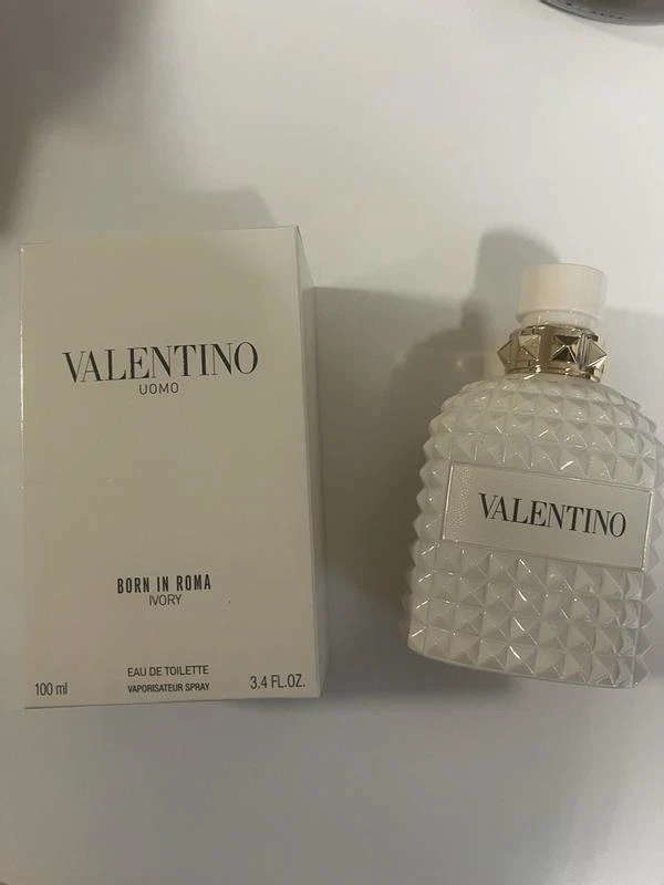 New Leux UOMO BORN IN ROMA IVORY EAU DE TOILETTE SPRAY FOR MEN 3.4 Oz / 100 ml