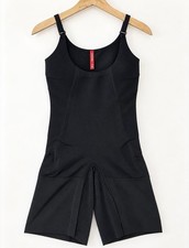 SPANX Open Bust Mid-Thigh Bodysuit Very Black Size M/M Shapewear New 10130R