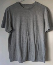 Banana Republic Factory Men's Gray Premium Wash Crew Neck T-Shirt Size Medium