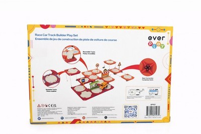 ever play Race Car Track Builder Play Set Reversible Tracks Easy Connection