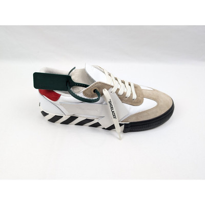 Off-White New Low Vulcanized Sneakers in White/Beige BNWD 41
