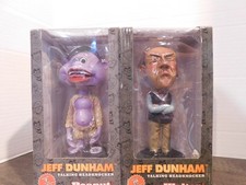 Jeff Dunham Talking Headknockers Walter & Peanut Bobblehead Set NECA 2015