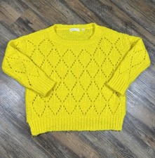 Sleeping On Snow Sweater Women's S Bright Lights Pointelle Alpaca Anthropologie