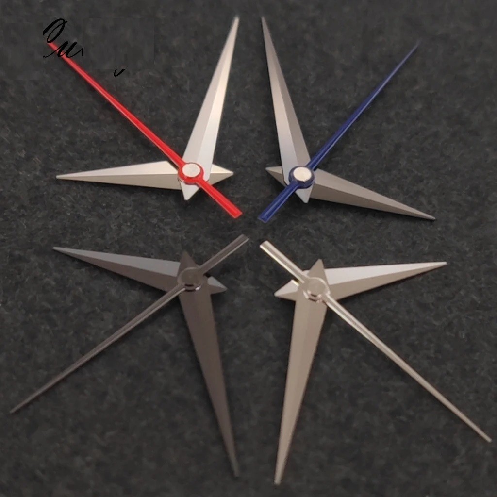 Watch Hands Pointers Quality Silver Black For NH35 NH36 4R 7S Movement