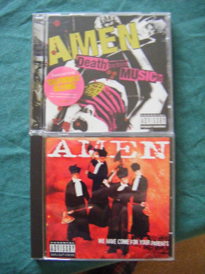 Amen : Death Before Musick & We Have Come For Your Parents - 2 seperate CD's -VG