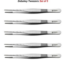 Dental Debakey Veterinary  Tweezers Vascular AtraumaticCotton Dressing Forceps