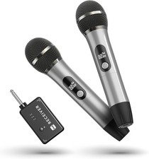 Wireless Microphones, Wireless Microphone with One-To-One Chip Connection, 40H D