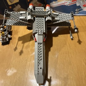 LEGO Star Wars X-Wing Fighter (7140) Looks Nearly 100% Comp W/Mini Fig Box Manul