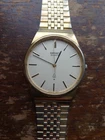 VTG Seiko Mens Quartz Watch ( Working. Needs Battery. 4120-8020 Japan 32mm