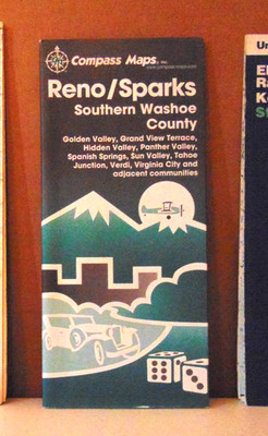 2001 Compass Street Map of Reno and Sparks, Nevada