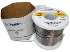 Kester 24-6040-0053 - Flux-Cored Solder Wire, Rosin Core, Leaded, Sn60Pb40,