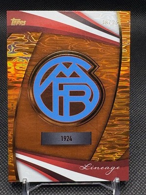 Topps Lineage FC Bayern München Badges of Bavaria Badge 1924 Orange /25
