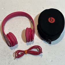 Beats by Dr. Dre Solo HD Wired On-Ear Headphones Pink with Case