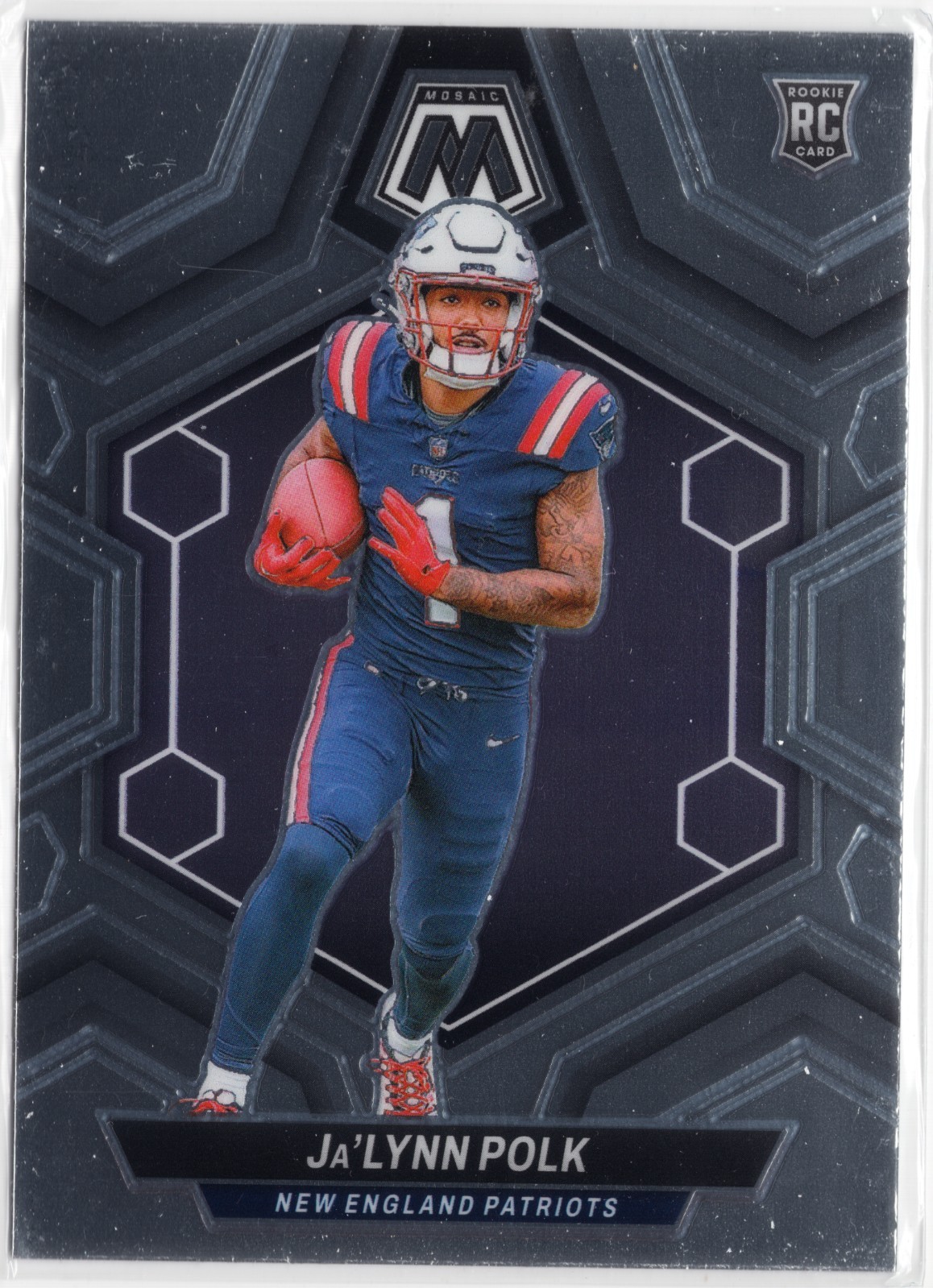 2024 Panini MOSAIC FOOTBALL - Ja'lynn Polk #337 RC PATRIOTS
