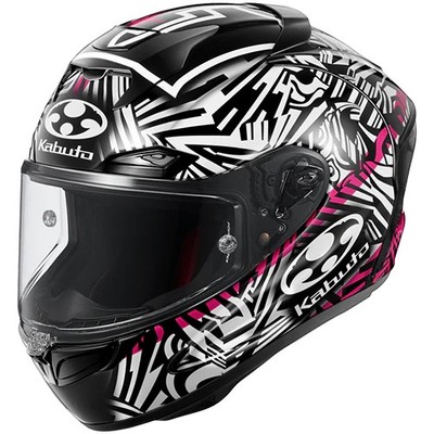 OGK KABUTO F-17 GP MIPS REPLICA ALIEX BLACK/WHITE/PINK LARGE | eBay