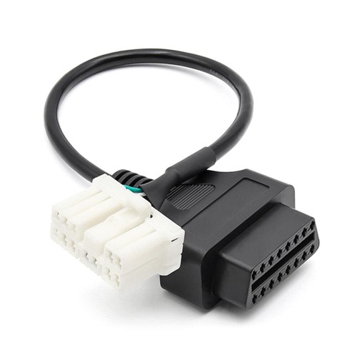 12Pin OBD2 Adapter For Tesla Model S/X 2012-2015 Diagnostic Cable Scan N ☋ - Foto 4 di 6