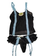 VTG Coquette Y2K Fairy VIXEN Babydoll Honey Dew Cami Mesh TWIN Set