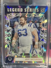 2025 Panini Donruss - The Legends Series Jeff Saturday #TLS-JSA