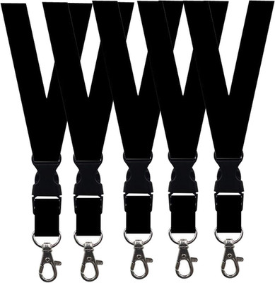 5 Pack Neck Safety Lanyards Detachable Buckle Enhanced Model Hook Breakaway Stra