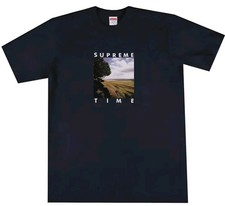 Supreme Supreme Time Tee Navy SS20T27 Size XL