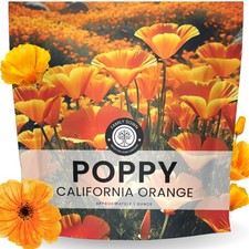 California Poppy Orange Large 1 Ounce Packet 20,000 Flower Seeds for Planti... 238.88 per gallon