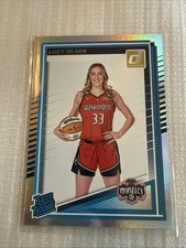 2025 Panini Donruss WNBA - Rated Rookie Lucy Olsen #97 Holo (RC), Mystics