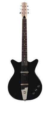 Danelectro DCV schwarz wandelbare Akustik-E-Gitarre