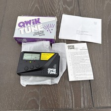 QWIK TUNE Guitar Bass Chromatic Tuner Electric or Acoustic Tested