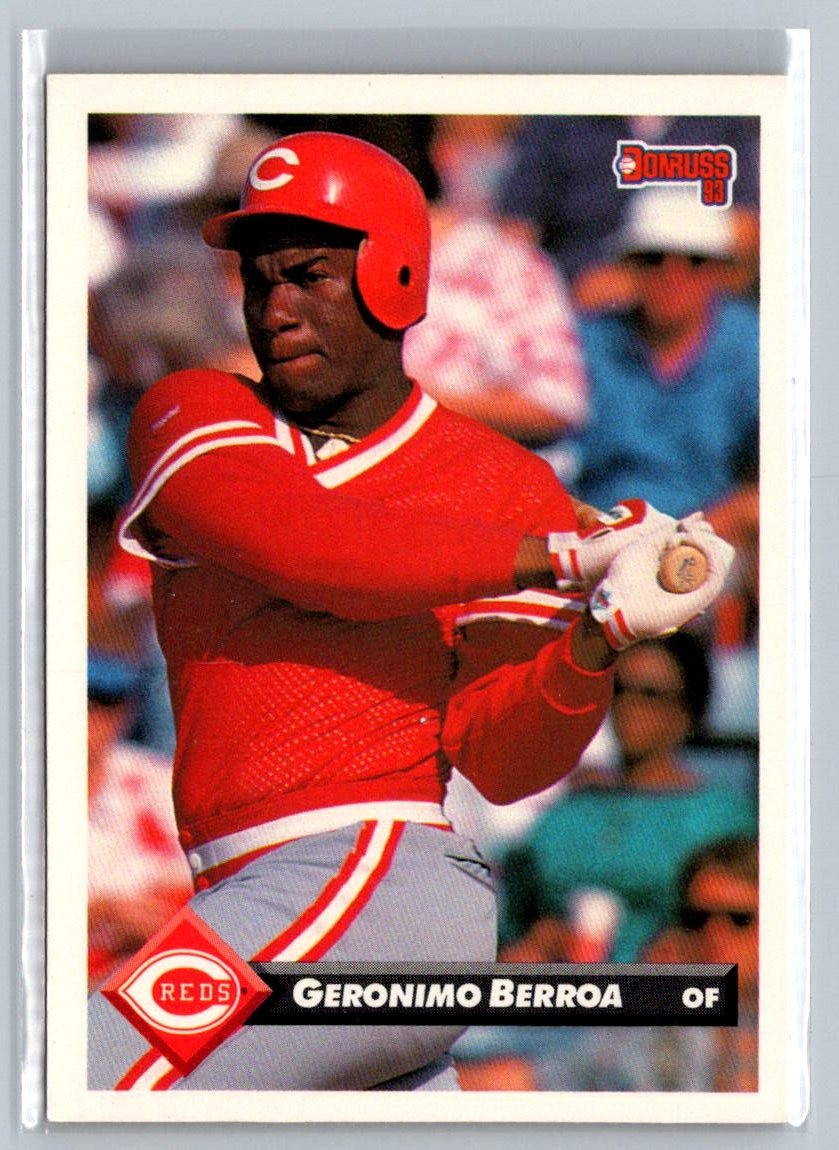 1993 Donruss #214 Geronimo Berroa MLB Base Reds 