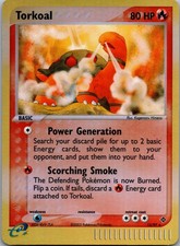 Torkoal Reverse Holo Rare DR Dragon 12/97 LP Kagemaru Himeno on eBay
