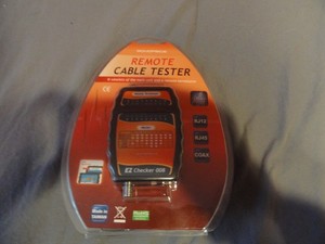 Quick RJ-45 Network Remote Cable Tester RJ12/RJ45/Coax EZ Checker 