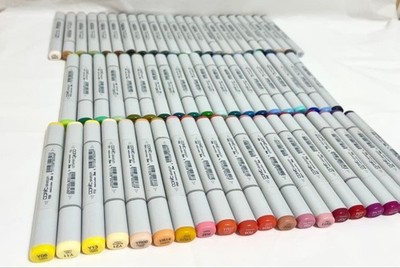 Copic Sketch Markers 64 Color Set Anime Manga Art Marker Pen Japan Used