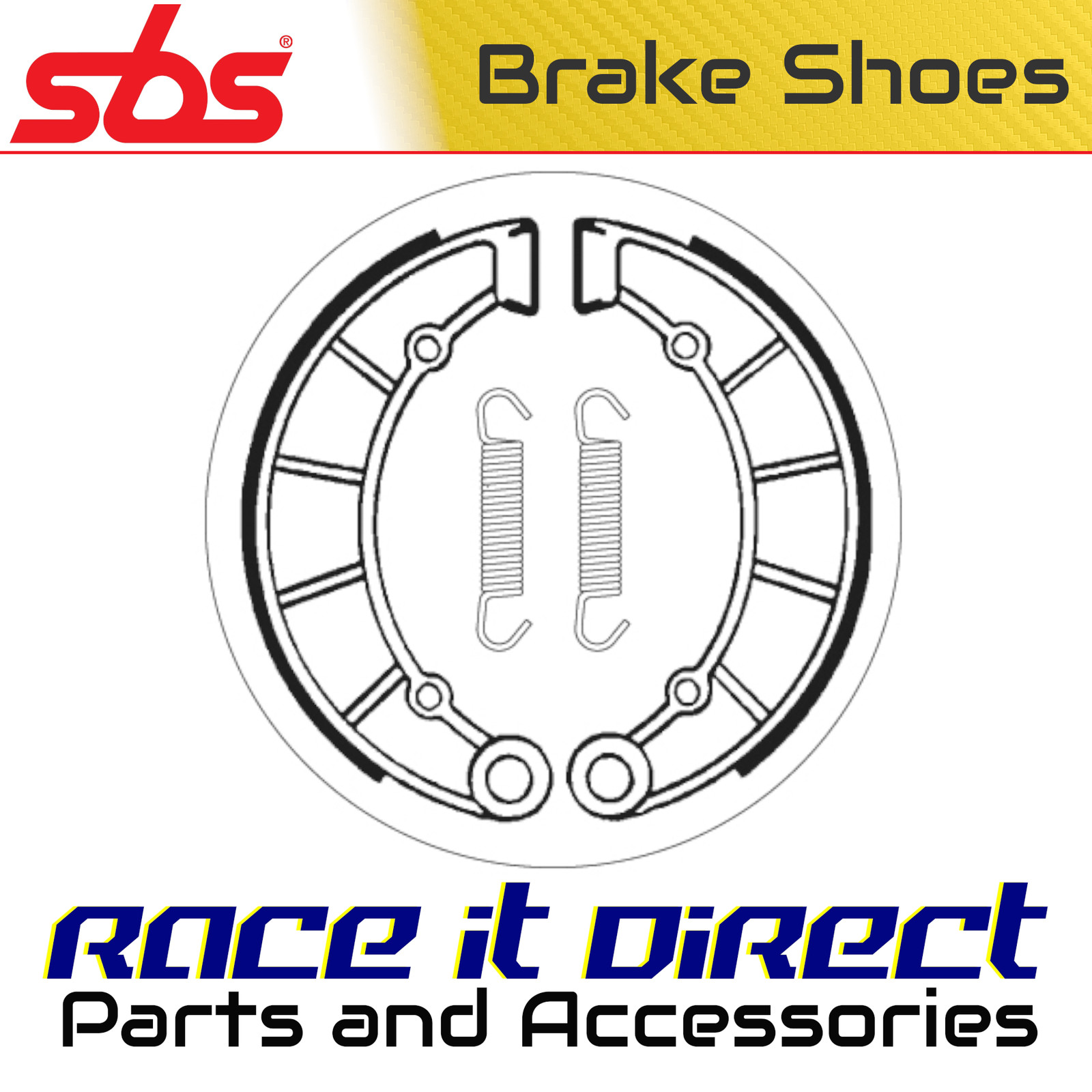 Brake Shoes for KAWASAKI Z 900 Z1 1973-1975 Rear SBS