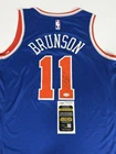 Jalen Brunson autographed New York Knicks signed jersey - JSA COA! 26 NBA FINALS