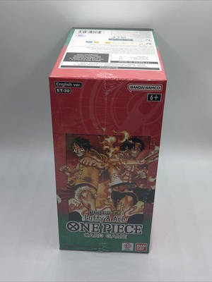 #ad B6 BOX 6 DECK ST 30 ONE PIECE CARD GAME STARTER DECK EX LUFFY ACE ENGLISH SEALED $454.96