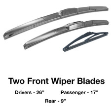 Renault Kadjar 2015 - Onwards Front And Rear Windscreen Wiper Blades