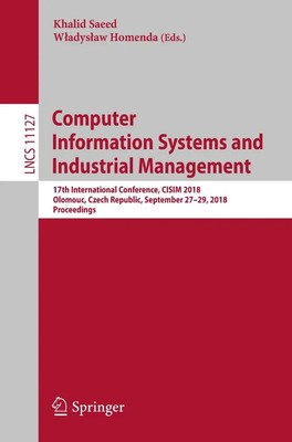 Computer Information Systems and Industrial Management W¿adys¿aw Homenda (u. a.)