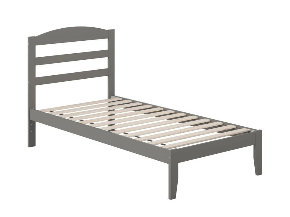 Cama con plataforma doble Warren, gris Foto 4 de 4