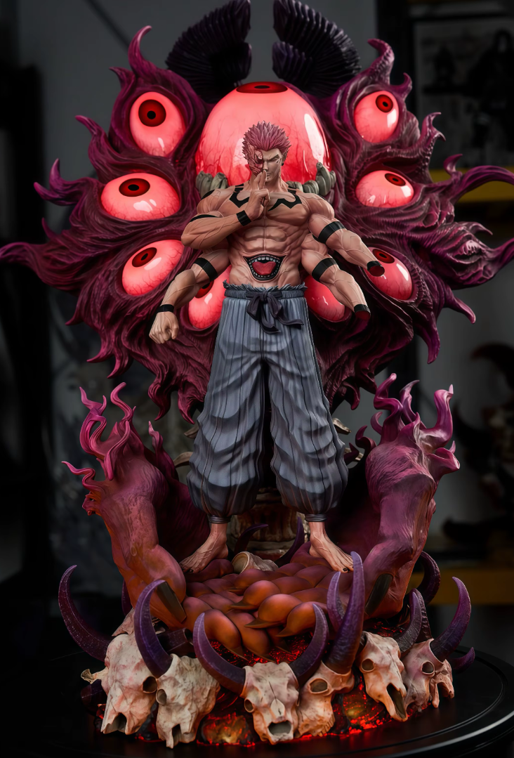 Jujutsu Kaisen Anime Statue: Ryomen Sukuna Early Form, 12 inch (30cm)