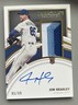 2022 Panini Immaculate /99 RPA Rookie Patch Jon Heasley #135 Auto RC Royals
