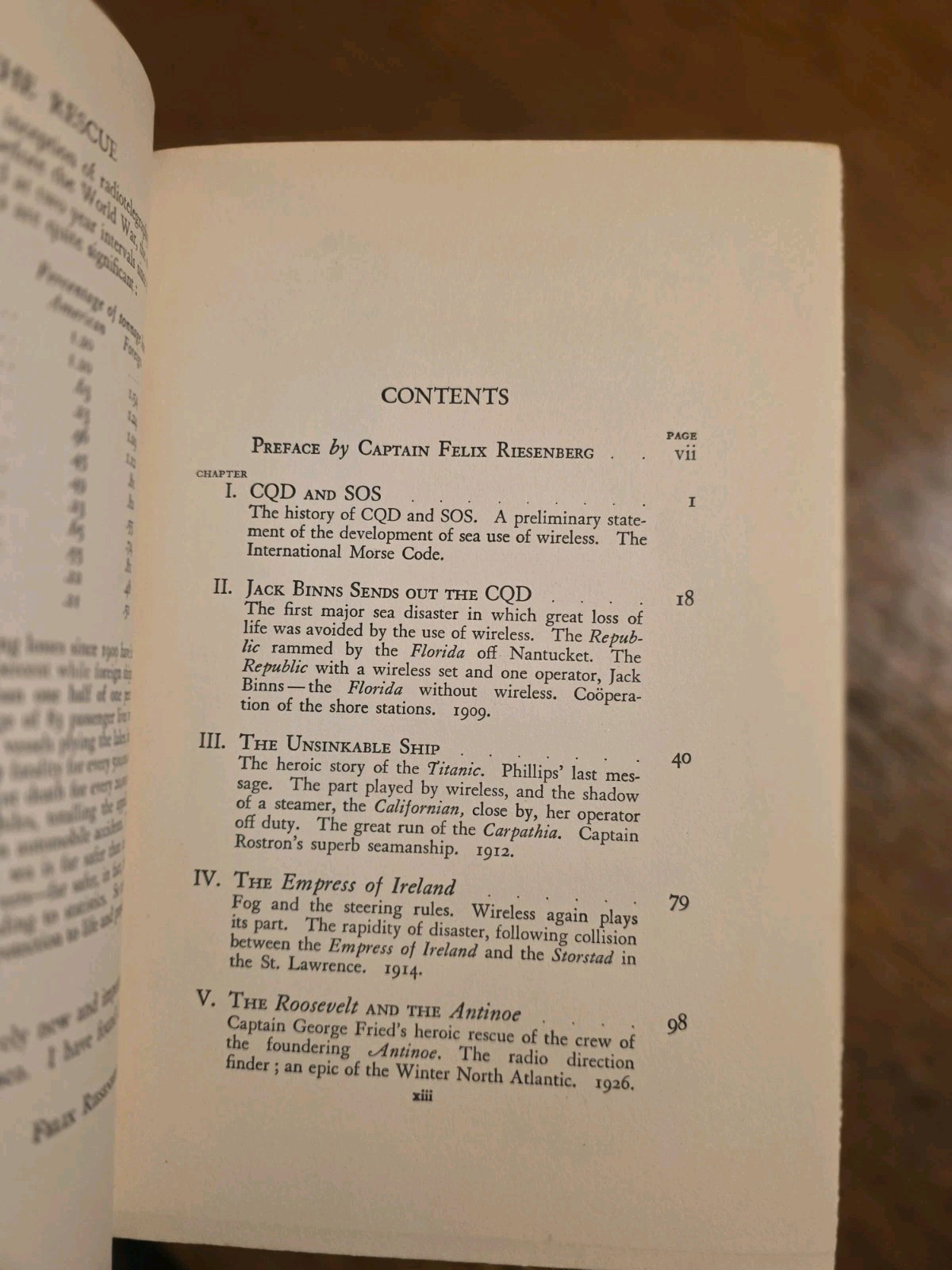 Sos To The Rescue by Karl Baarslag- Titanic related 